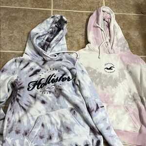 Hollister Pastel Tie-Dye Hoodies